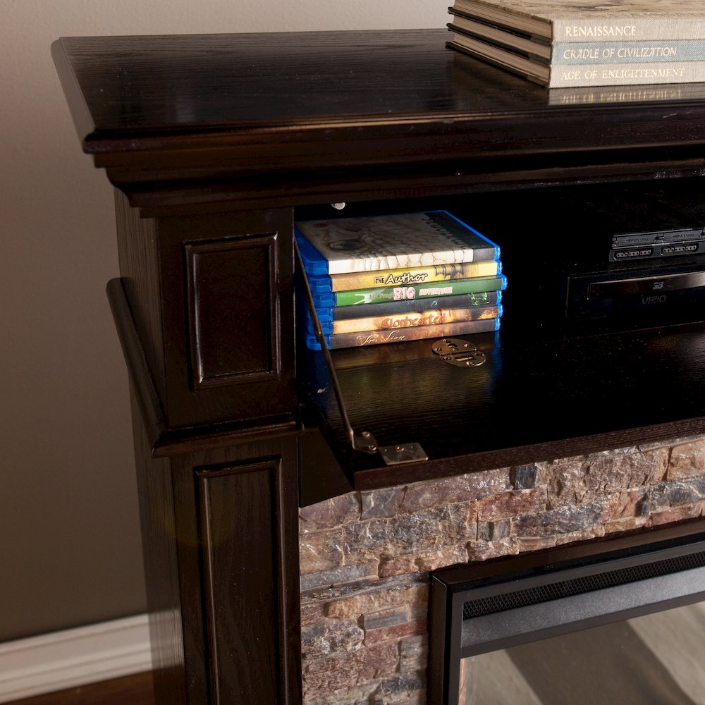 Grantham Convertible Touch Screen Electric Fireplace. Picture 3