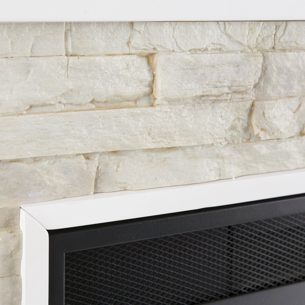 Redden Corner-Convertible Electric Fireplace with Touch Screen. Picture 4