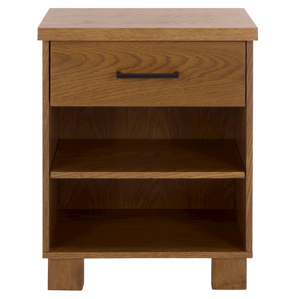 Himanshu 1-Drawer 2-Shelf Nightstand. Picture 4