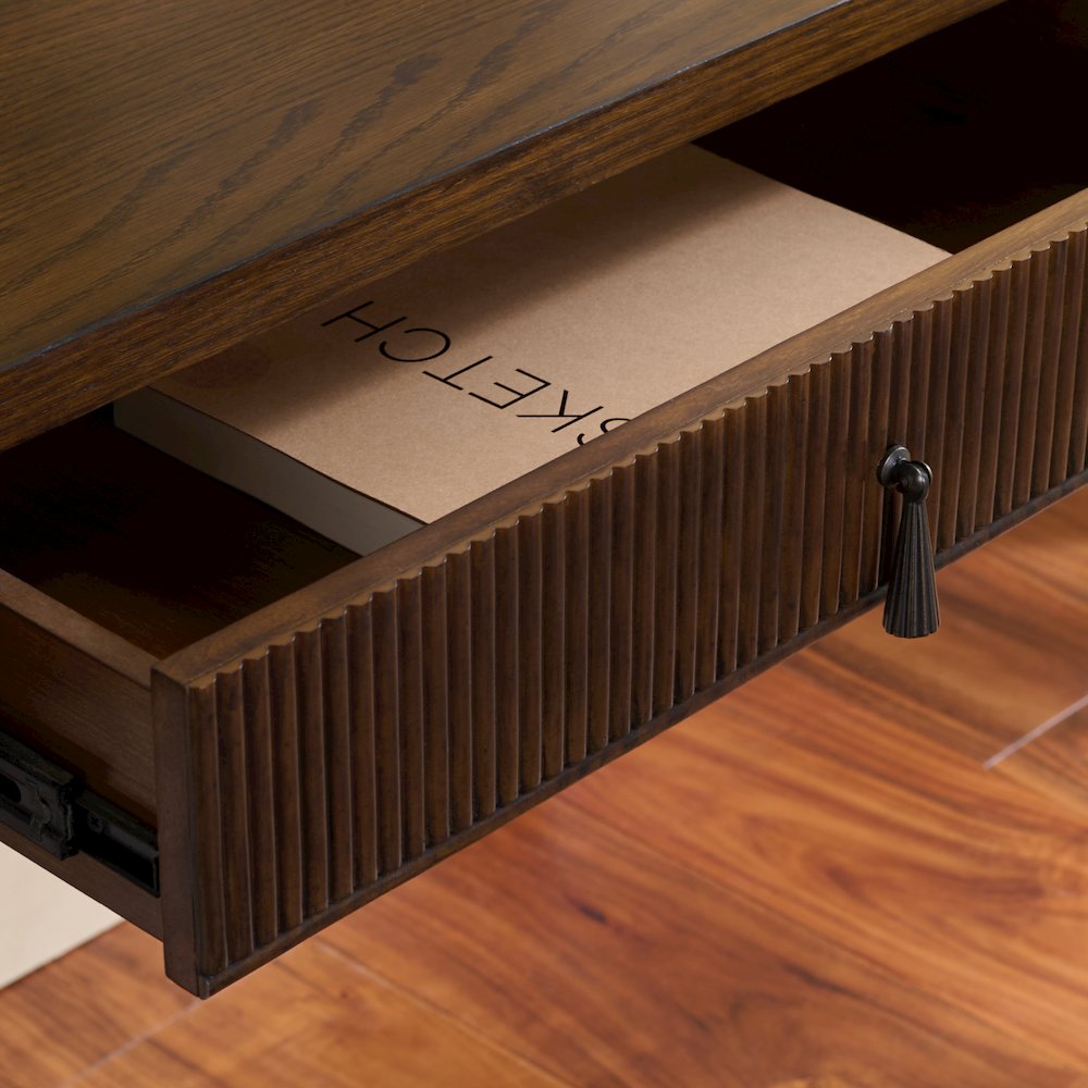Amila Single Drawer Desk. Picture 4
