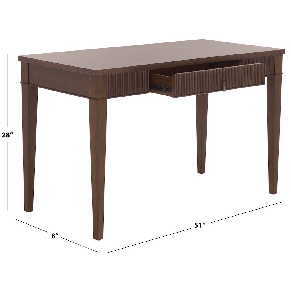 Amila Single Drawer Desk. Picture 5