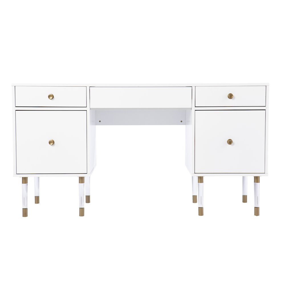 Helston White Writing Desk. Picture 6
