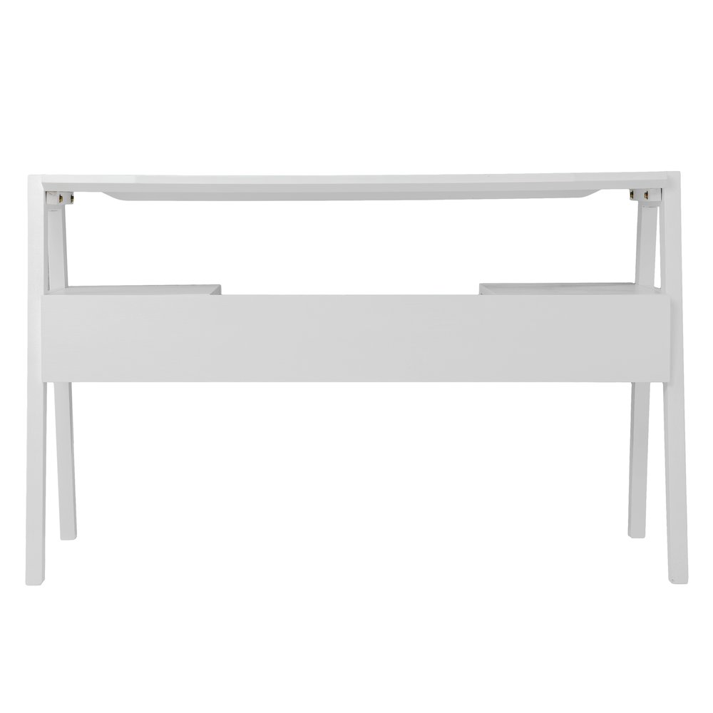 Clyden Midcentury Modern Writing Desk with Storage. Picture 8