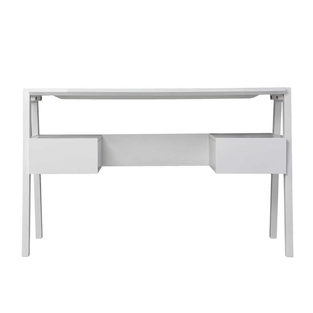 Clyden Midcentury Modern Writing Desk with Storage. Picture 1