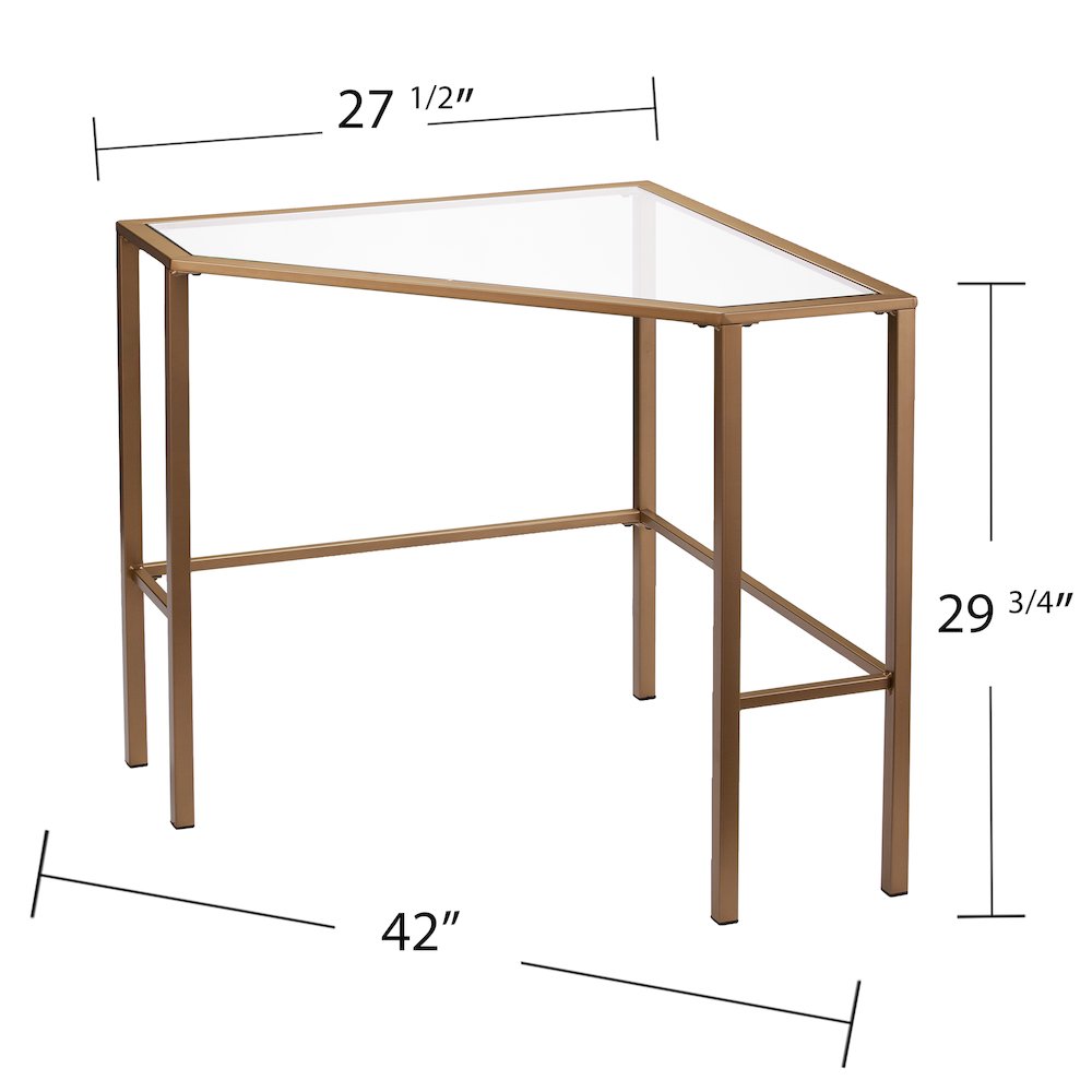Keaton Corner Writing Desk. Picture 5