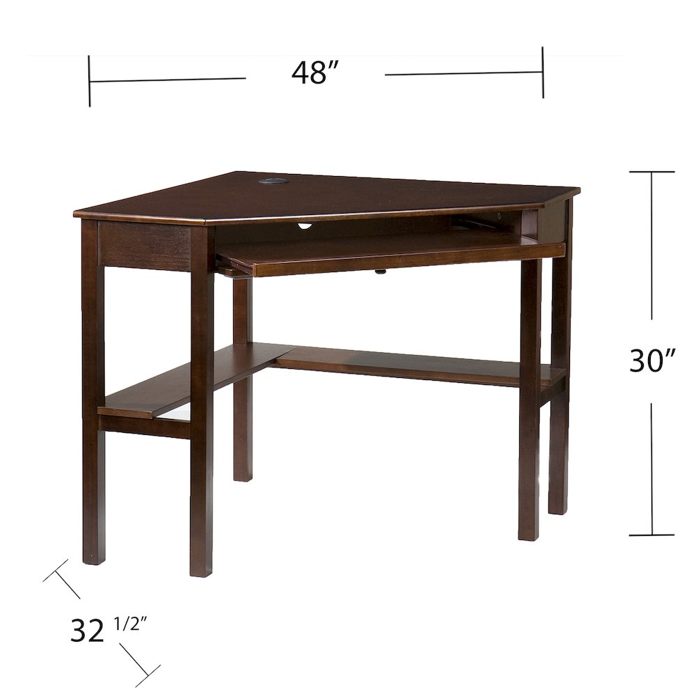 Wardboro Corner Computer Desk. Picture 5