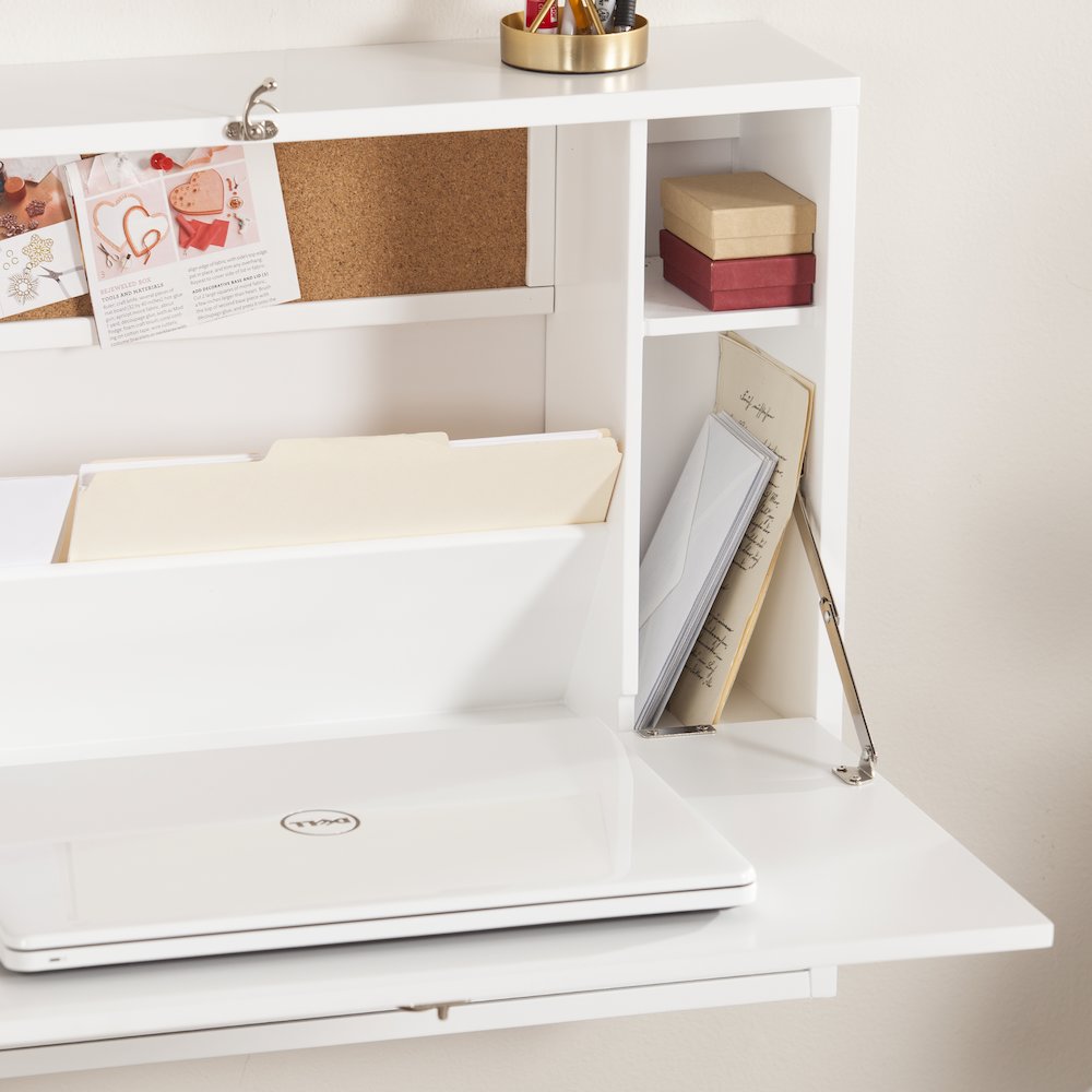 Benwick Wall Mount Folding Laptop Desk. Picture 2