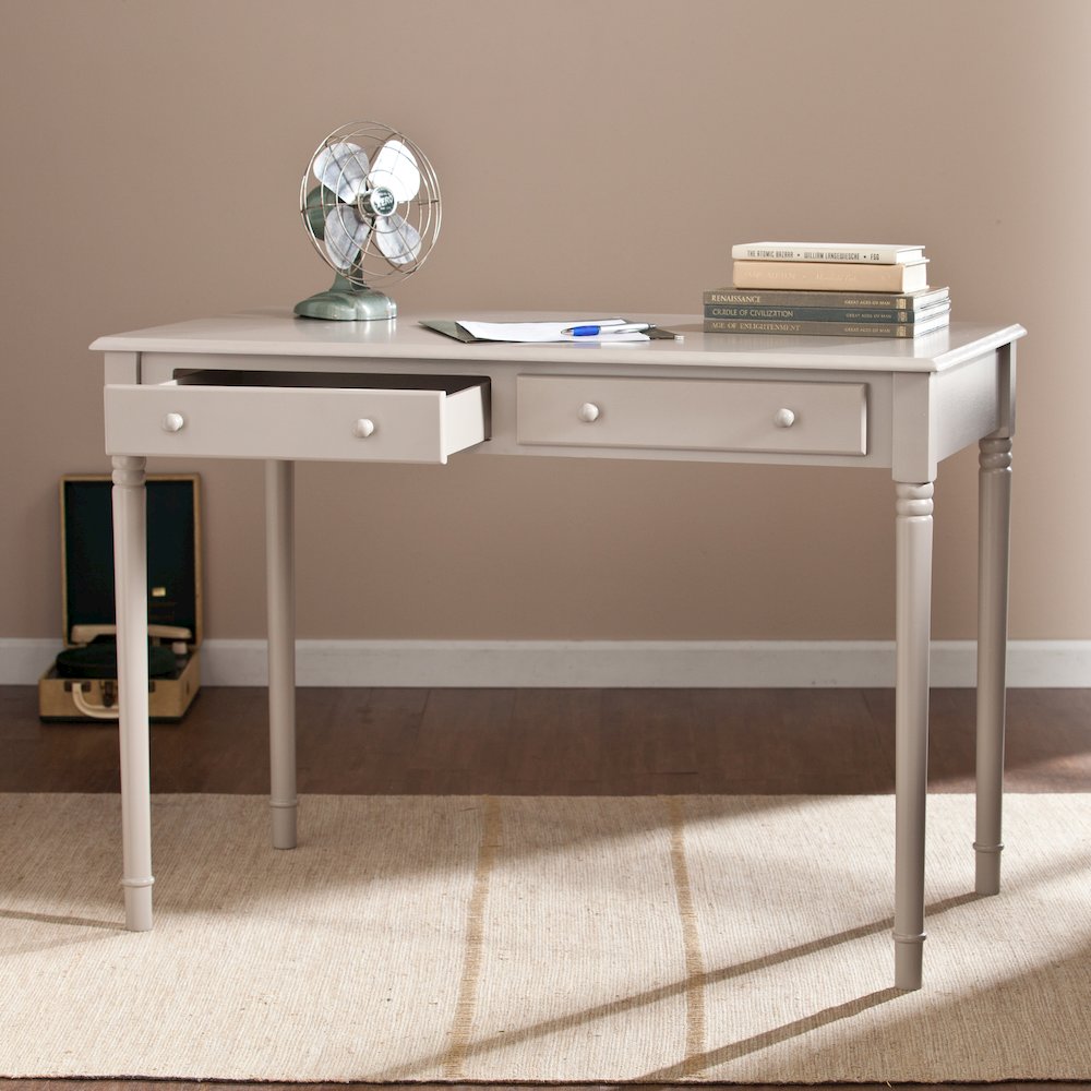 Janice 2-Drawer Writing Desk. Picture 2