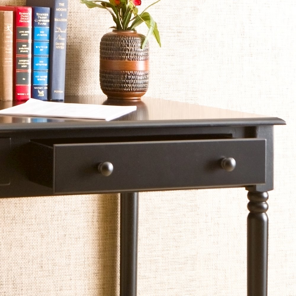Writing 2-Drawer Desk – Satin. Picture 4