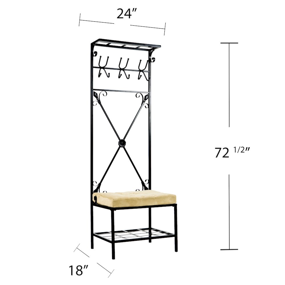 Dovanti Entryway Storage Rack. Picture 5