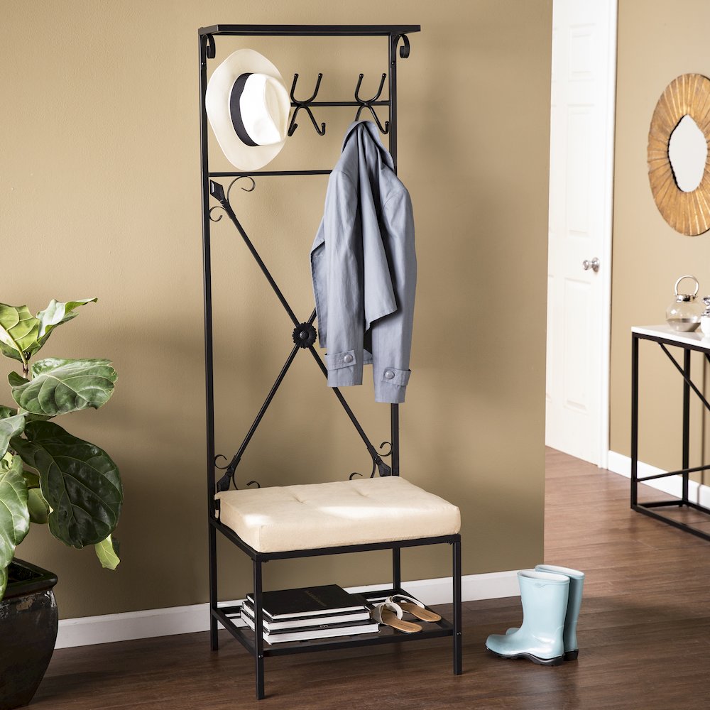 Dovanti Entryway Storage Rack. Picture 2