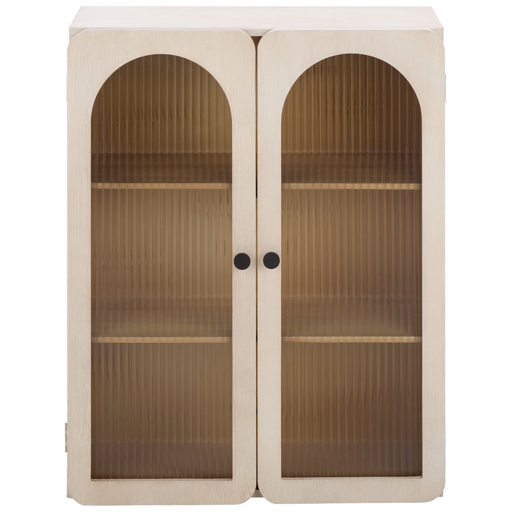 Walter Wood And Glass Wall Cabinet. Picture 4