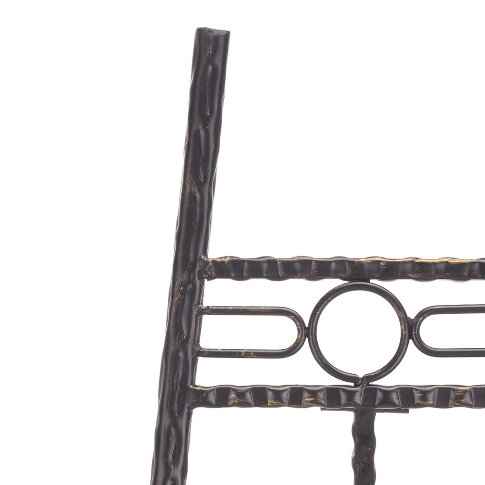 Ian Iron Easel/Black & Gold. Picture 1