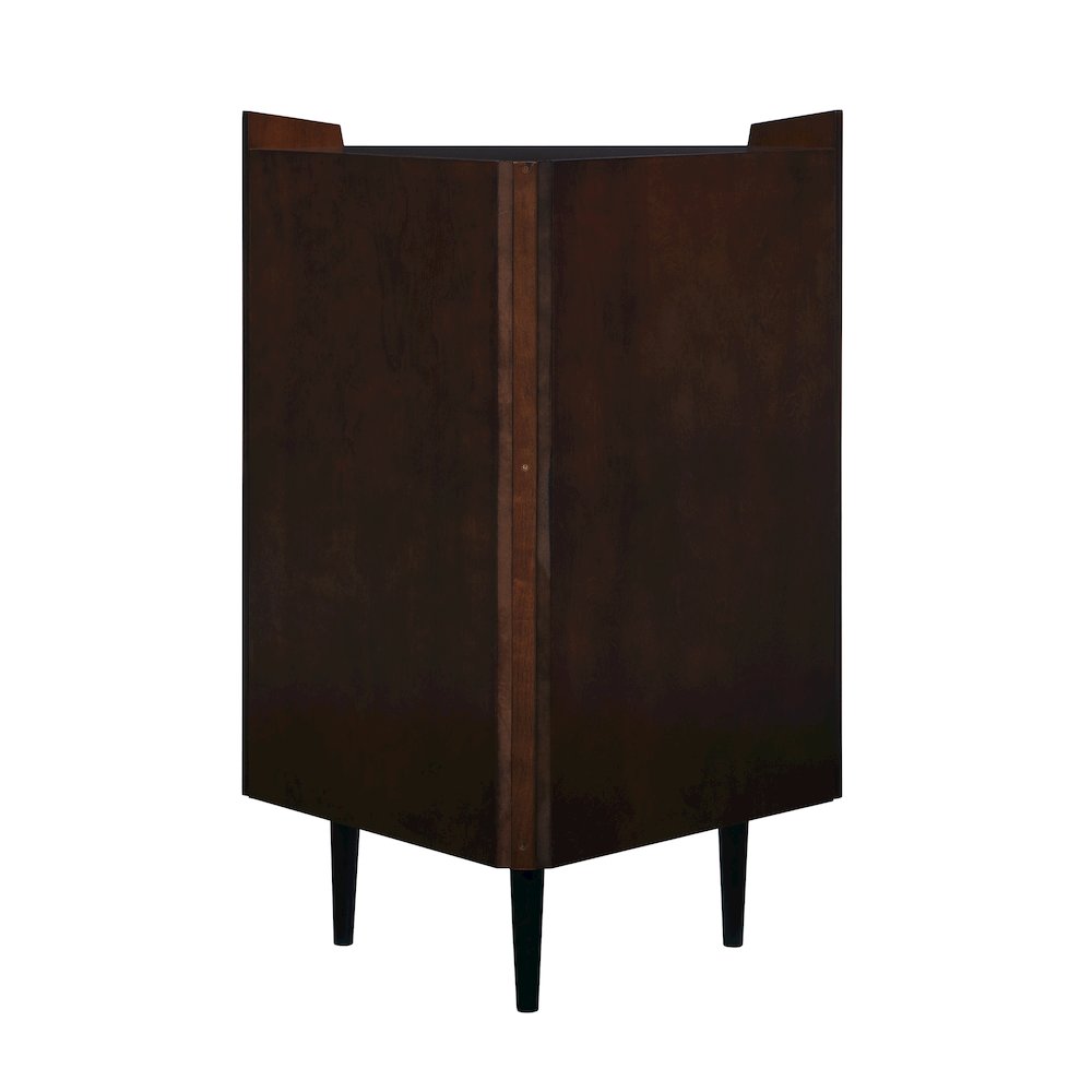 Larson Corner Bar Cabinet - Dark Tobacco. Picture 10