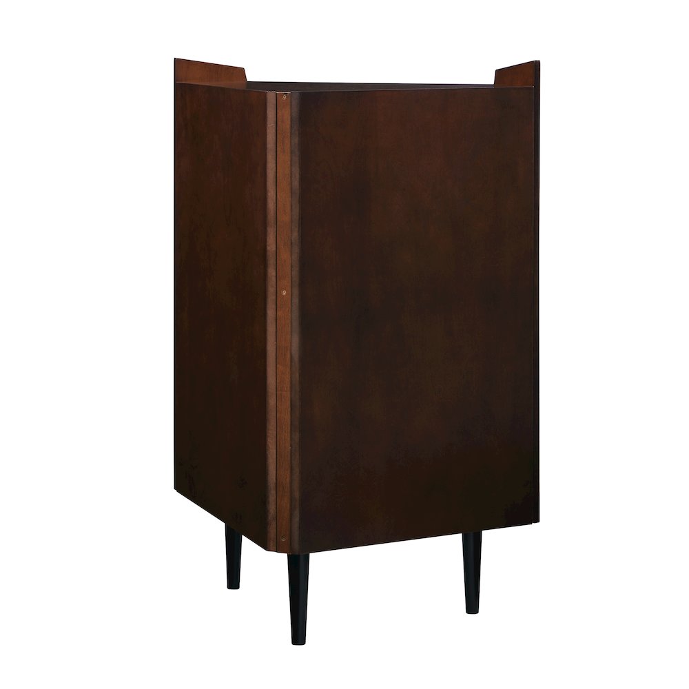Larson Corner Bar Cabinet - Dark Tobacco. Picture 11