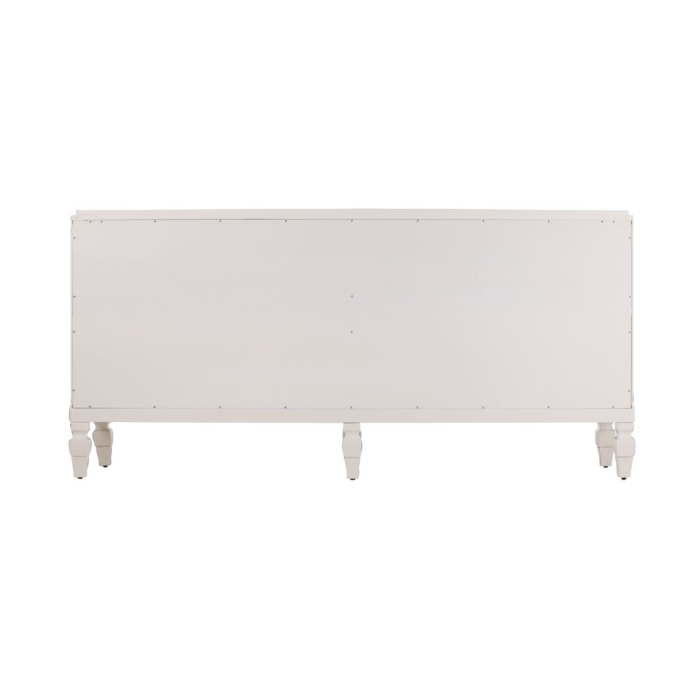 Tropman Antique White Low-Profile Accent Cabinet. Picture 9