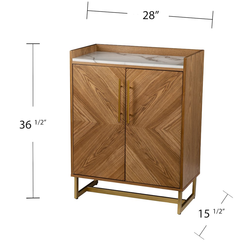 Trilken Bar Cabinet with Wine Storage. Picture 5
