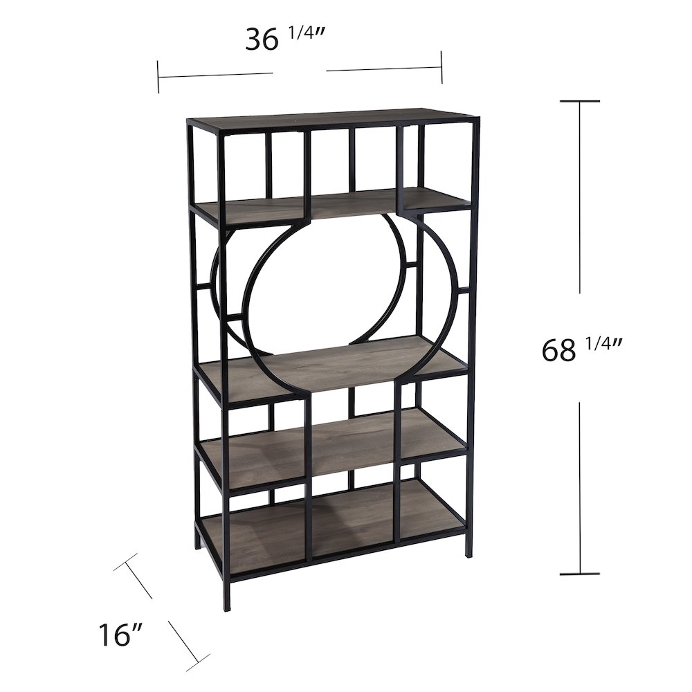 Tyberton 5-Tier Bookcase. Picture 5
