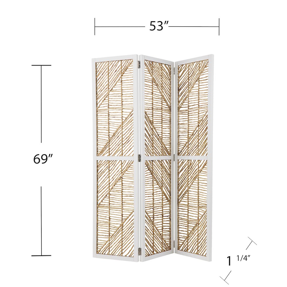 Quilino Woven Room Divider/Screen. Picture 6
