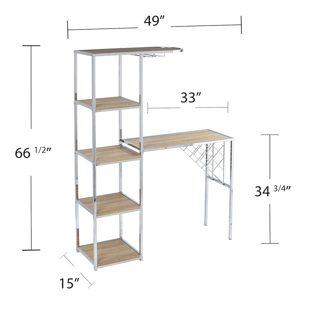 Northdom Serving Table with Bar Storage. Picture 5