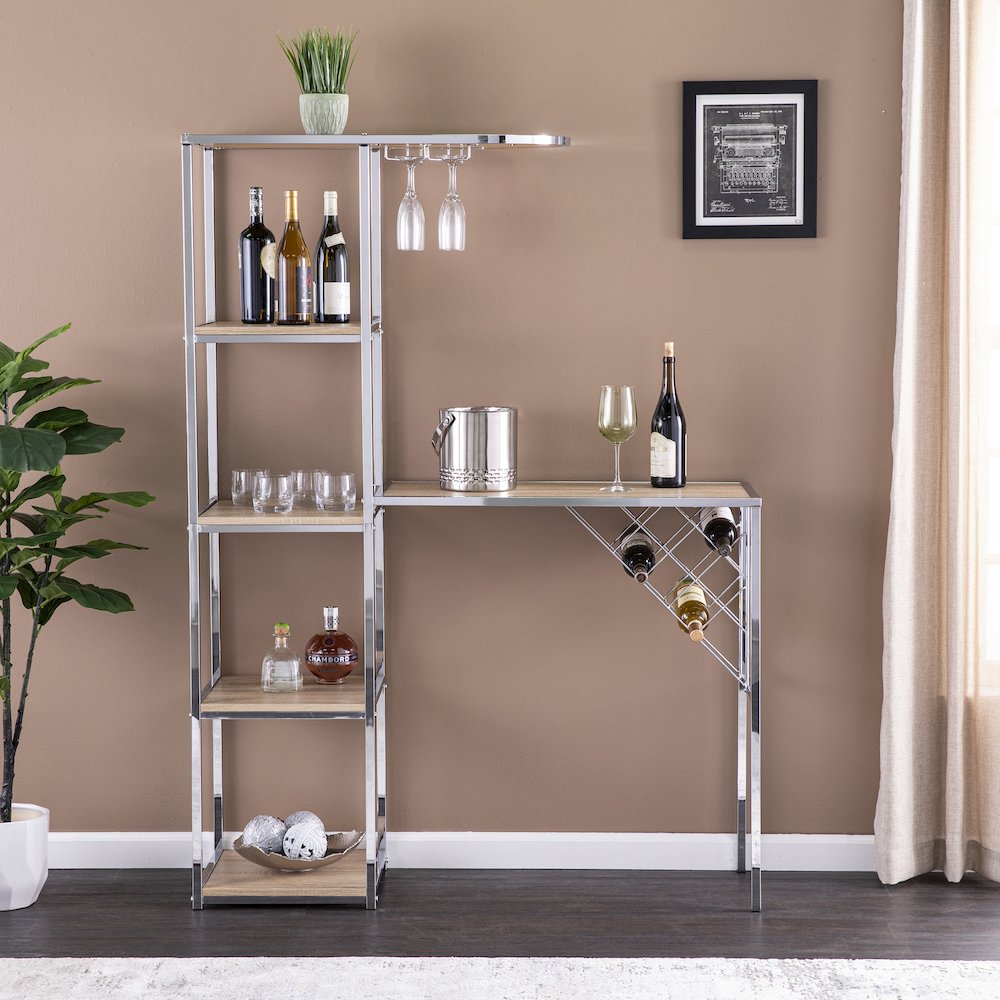 Northdom Serving Table with Bar Storage. Picture 2