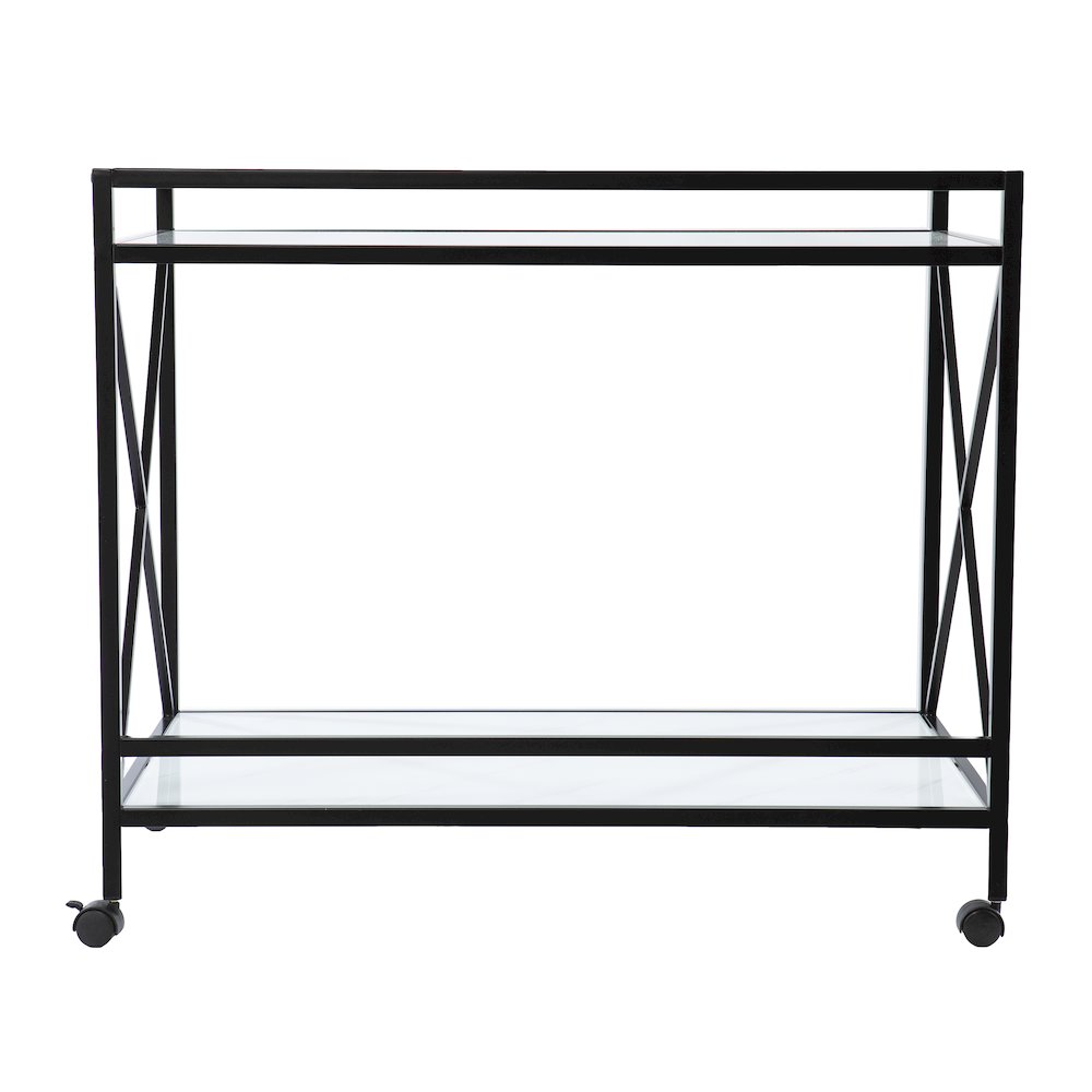 Maxton Bar Cart – Black and White. Picture 9