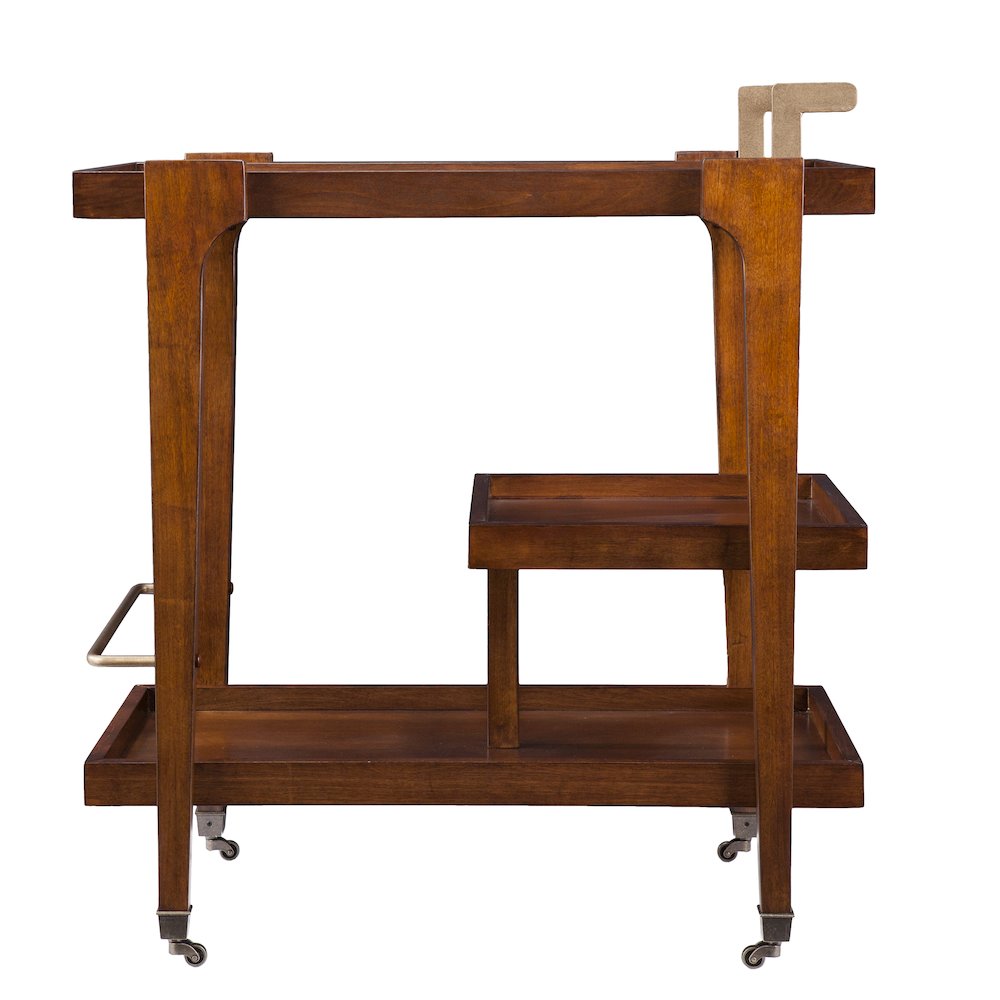 Zhori Midcentury Modern Bar Cart. Picture 8