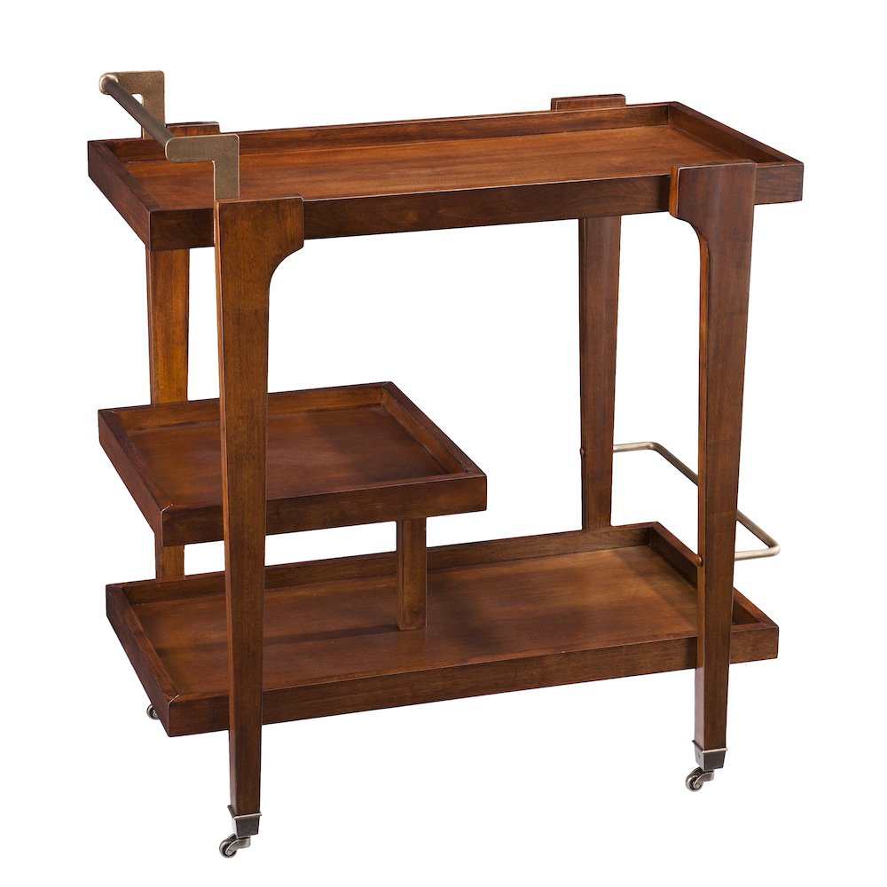 Zhori Midcentury Modern Bar Cart. Picture 9