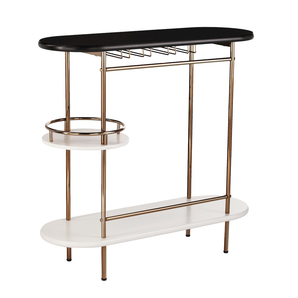 Dagney Wine/Bar Table with Glassware Storage. Picture 9