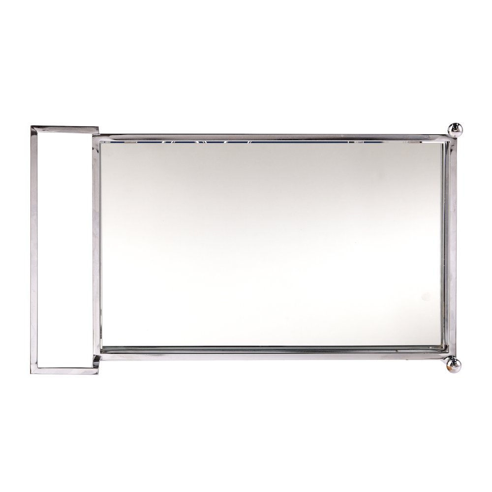 Ivers Metal Mirrored Bar Cart. Picture 7