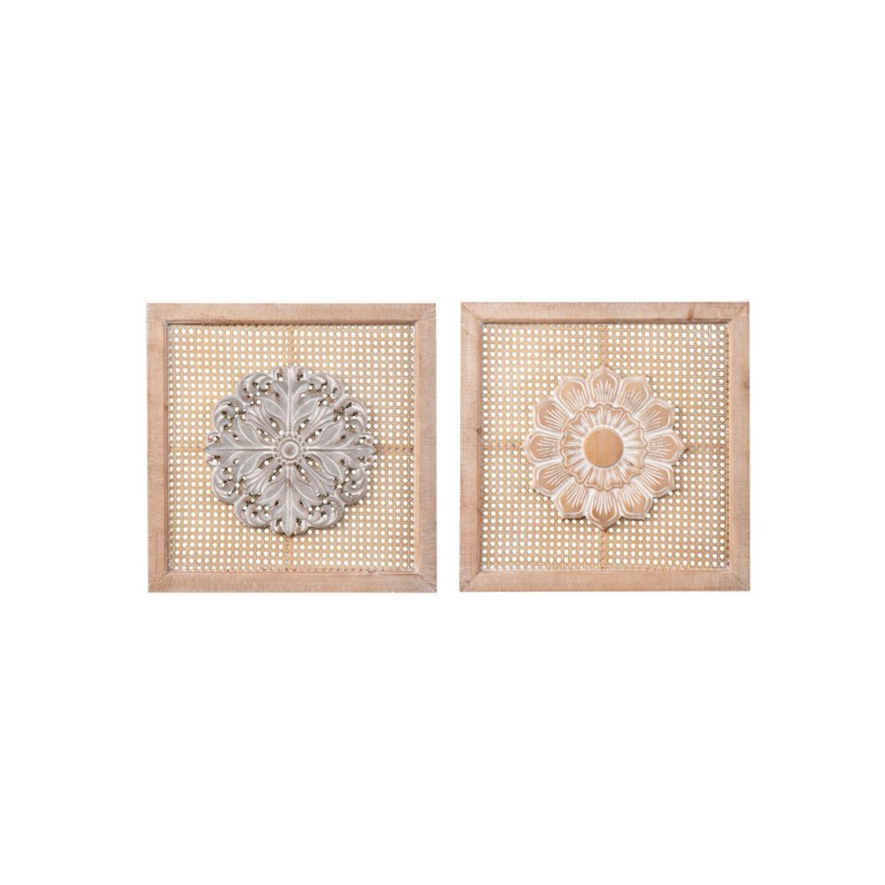 Lamsting Decorative Wall Panels – 2PC Set in Brown Color. Picture 1