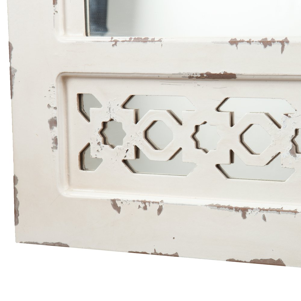 Gilmore Shabby Chic Wall Mount Jewelry Mirror. Picture 7