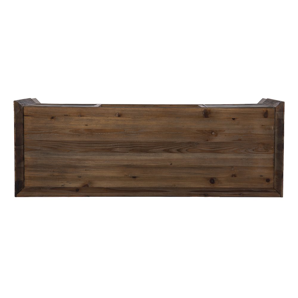 Astorland Reclaimed Wood Media Console in Brown Color. Picture 5