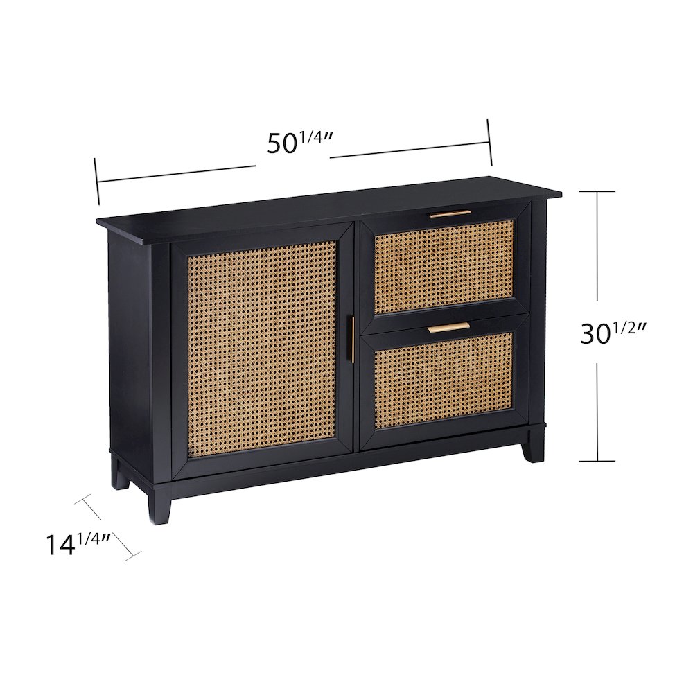 Holly & Martin Chekshire Anywhere Storage Cabinet in Black Color. Picture 6