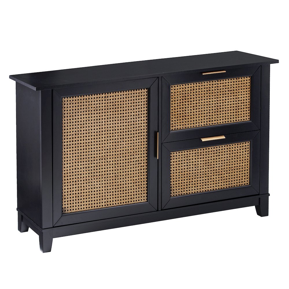 Holly & Martin Chekshire Anywhere Storage Cabinet in Black Color. Picture 1
