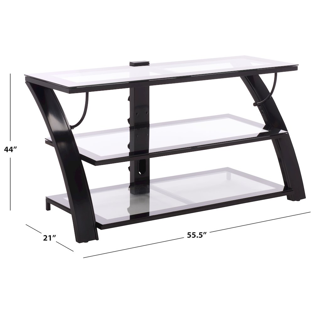 Aiden 3-In-1 Flat Panel Media TV Stand. Picture 4