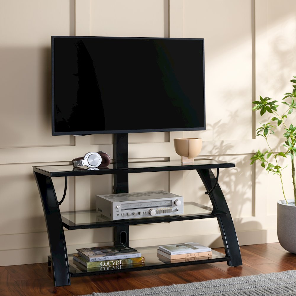 Aiden 3-In-1 Flat Panel Media TV Stand. Picture 1
