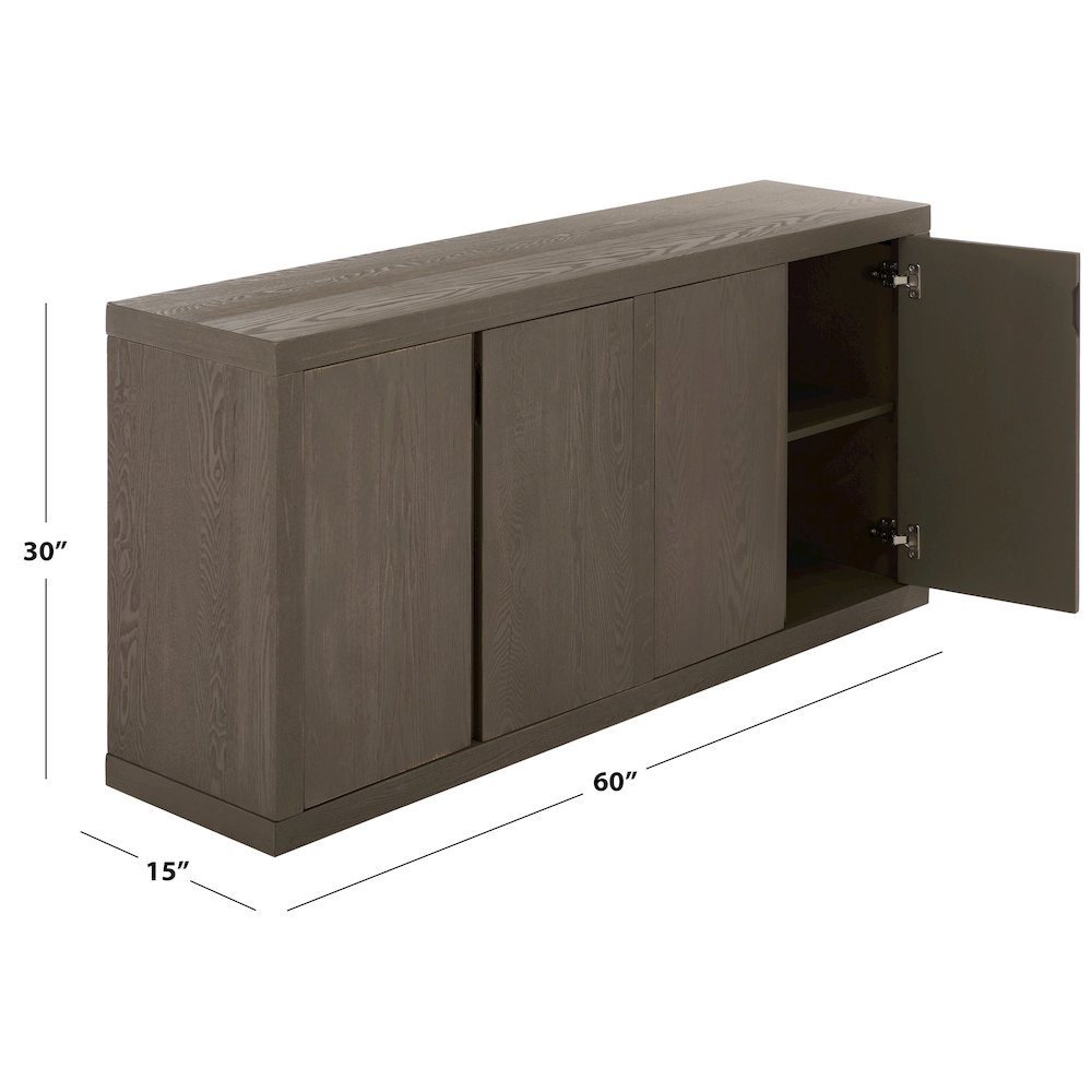 Hilta 4-Door Reclaimed Oak Sideboard. Picture 2