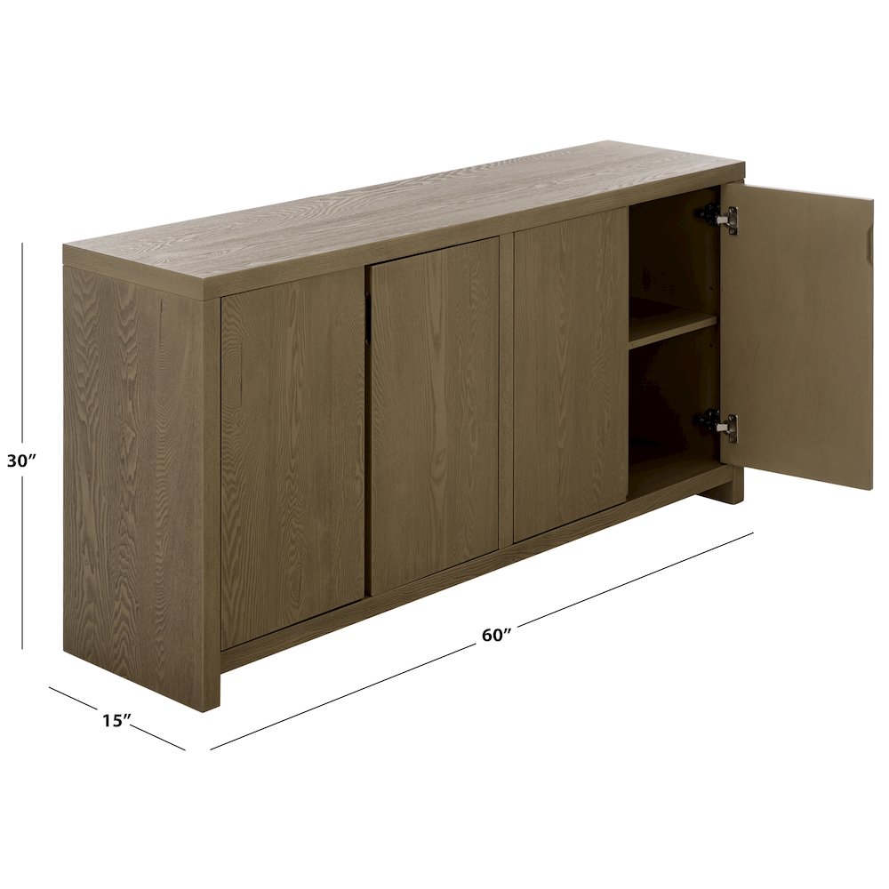Hilta 4-Door Reclaimed Oak Sideboard. Picture 2