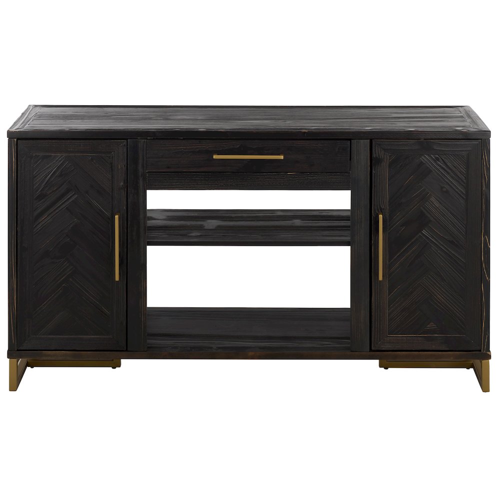 Goram 2-Cabinet 1-Drawer Reclaimed Fir Sideboard. Picture 4