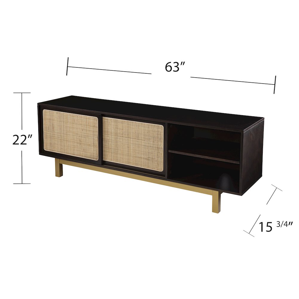 Carondale Sliding Door Media Stand. Picture 6