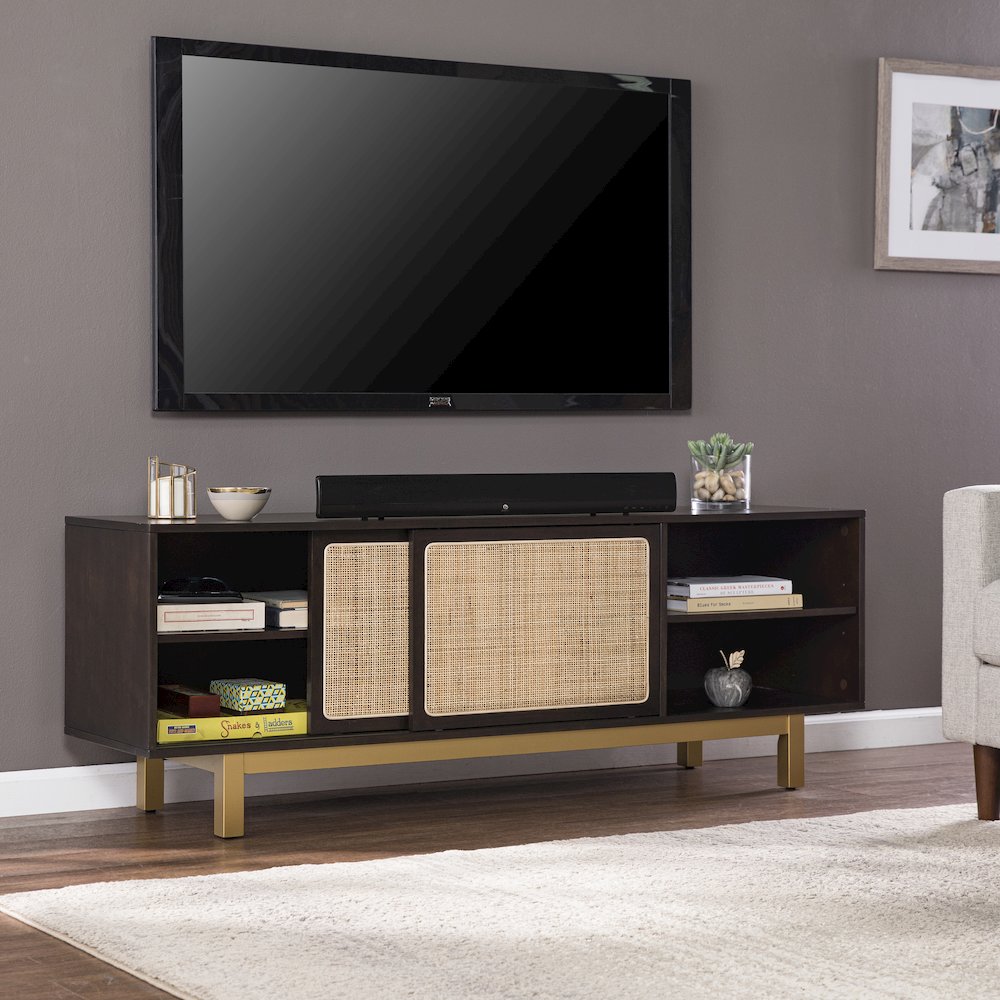 Carondale Sliding Door Media Stand. Picture 3