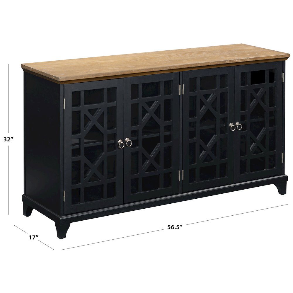 Beth Four Door Cabinet. Picture 2