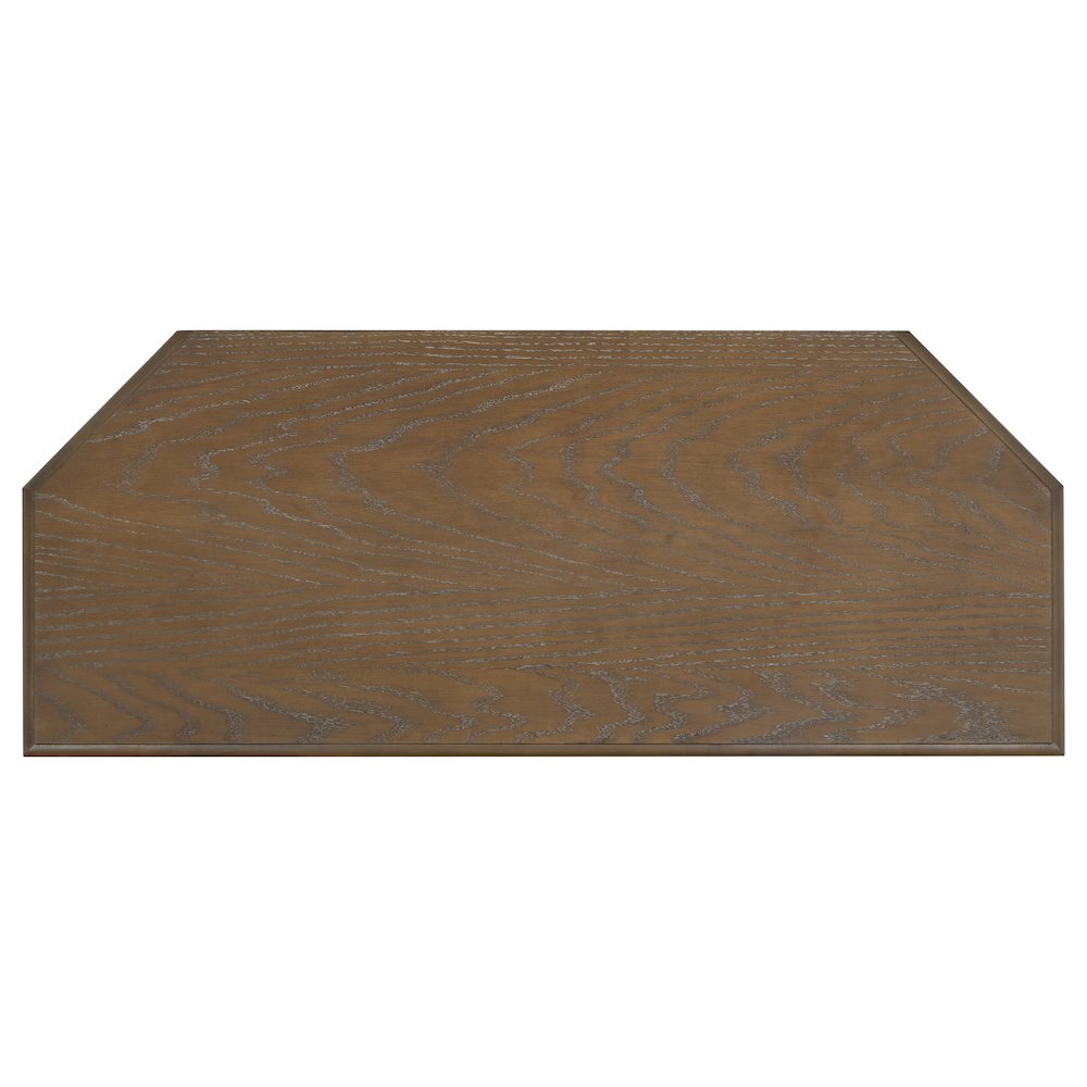 Christine 44" Corner TV Stand - Louvered Doors. Picture 4