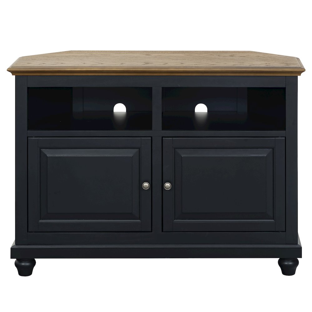 Christine 44" Corner TV Stand - Raised Panel Doors. Picture 3