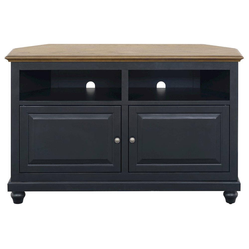 Christine 50" Corner TV Stand - Raised Panel Doors. Picture 3