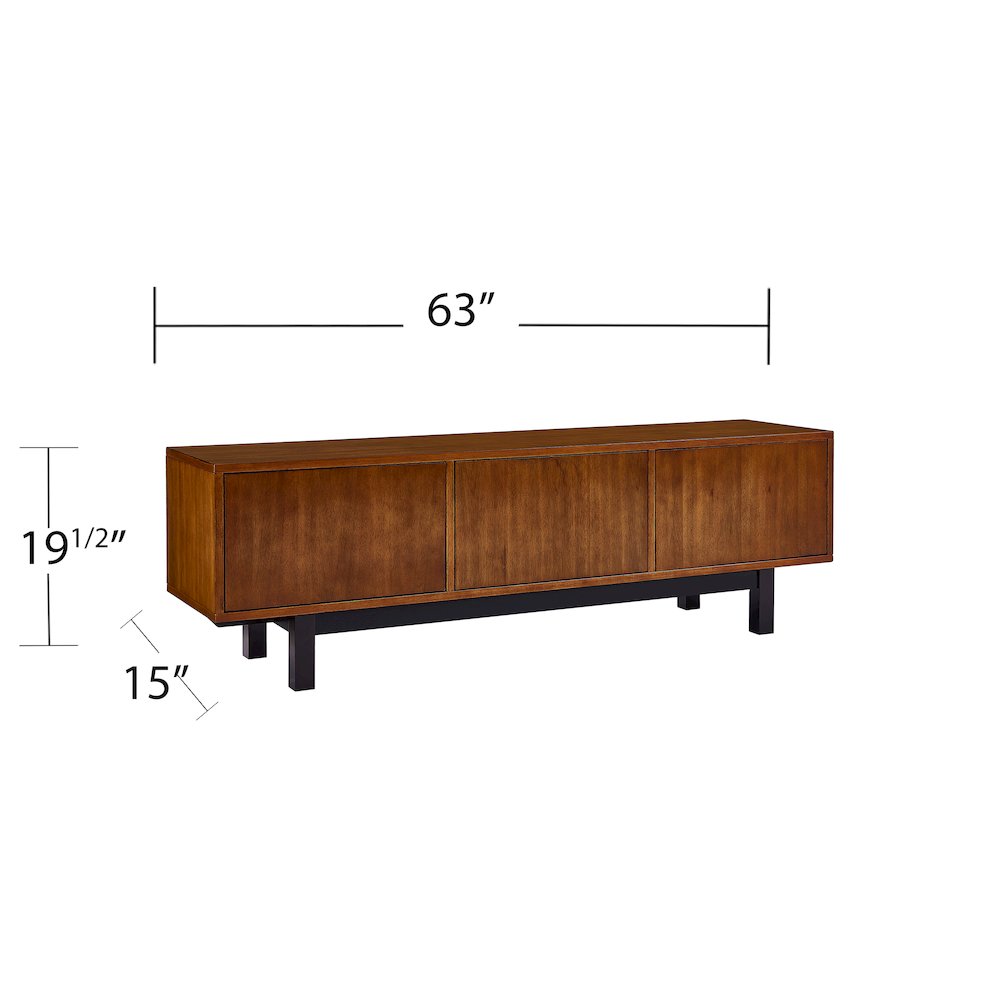 Welling Three-Door Media Console with Storage. Picture 7