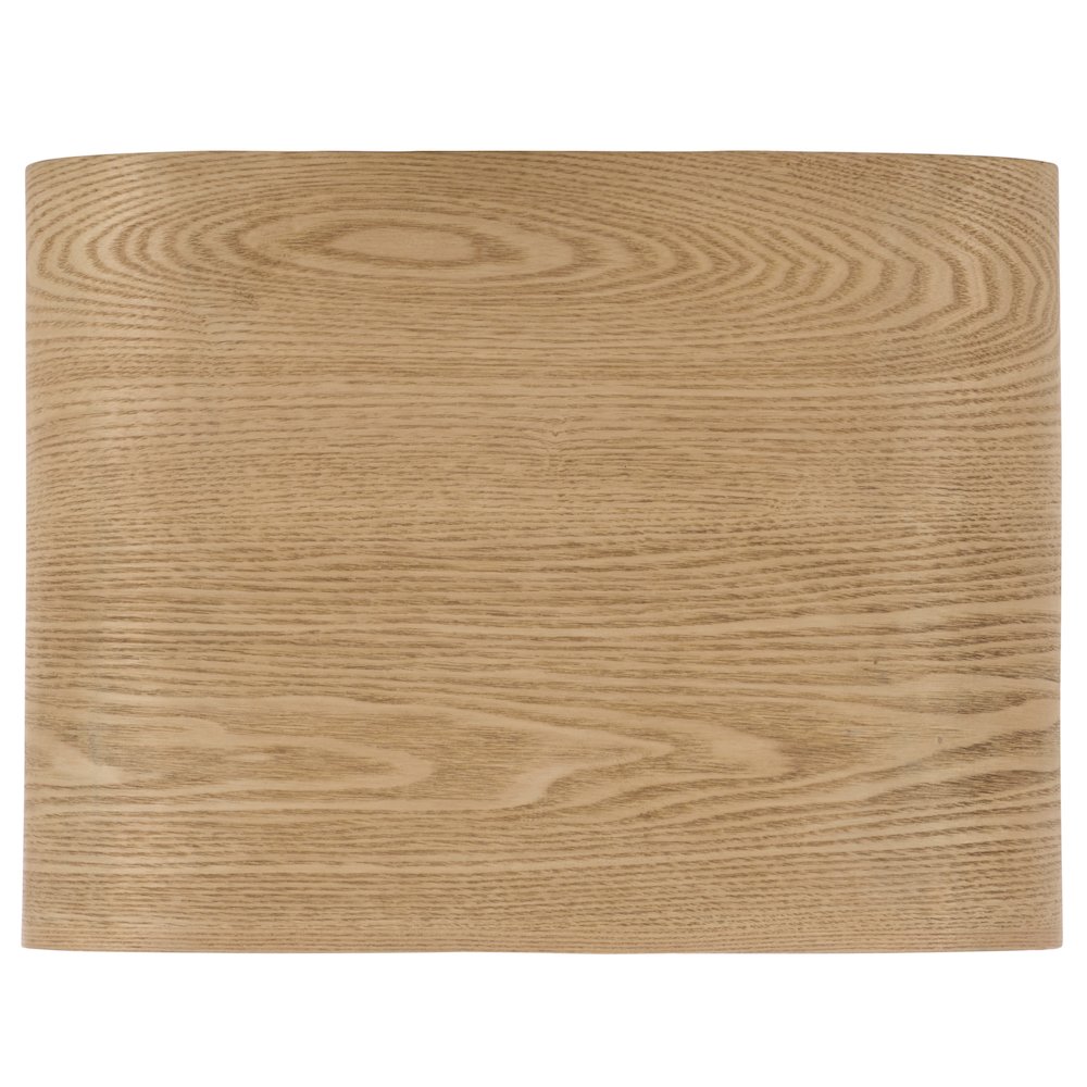 Barney Wavy Wood Accent Table. Picture 4