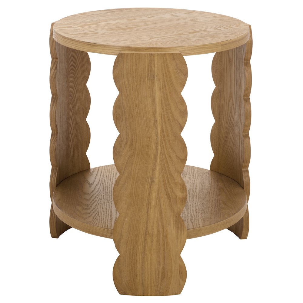 Randy Round Wooden Table. Picture 3