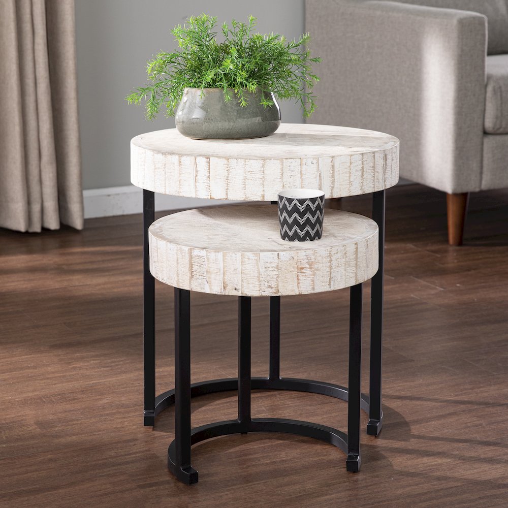 Kennerly Nesting Side Tables – 2pc Set. Picture 2